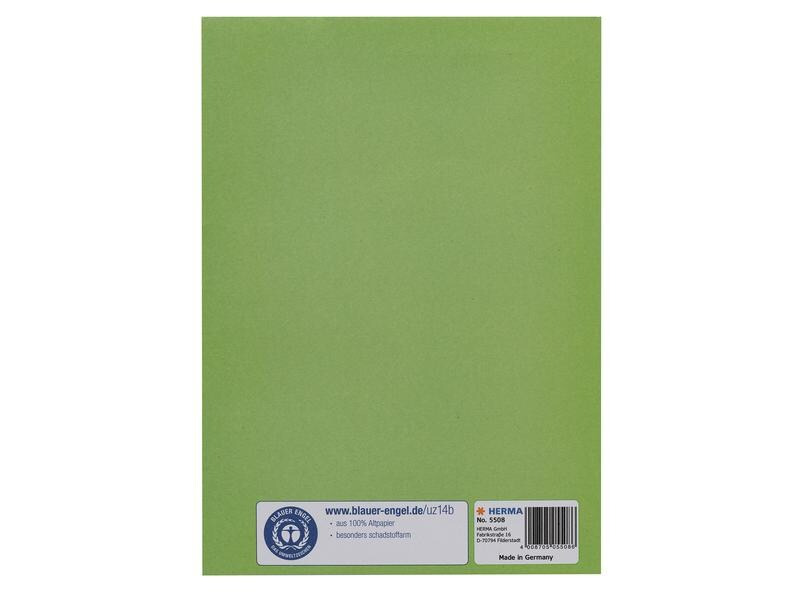 HERMA Einbandpapier A5 Recycling Grasgrün