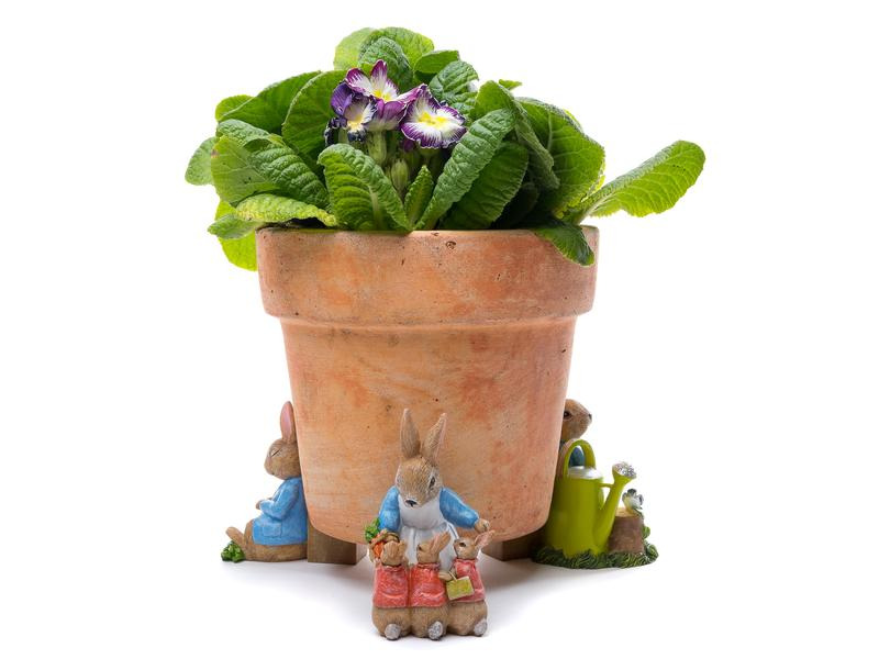 Jardinopia Pflanzentopffüsse Potty Feet Beatrix Potter, 3er Set
