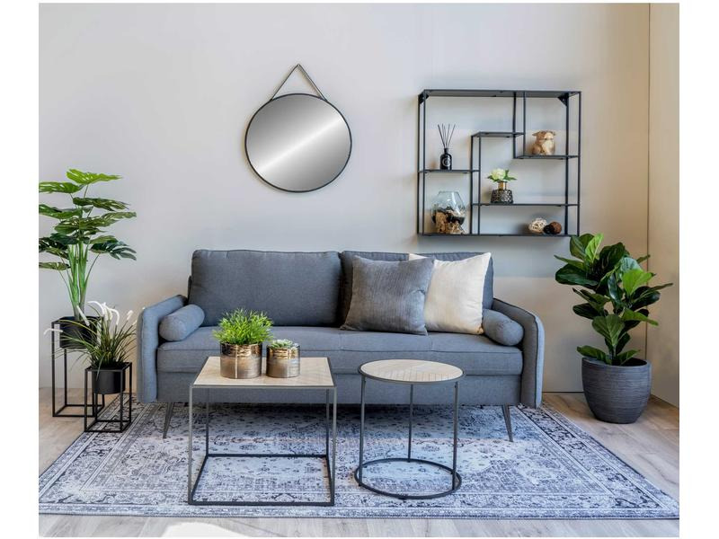 House Nordic Blumentopf Marla 2 Stück, Schwarz
