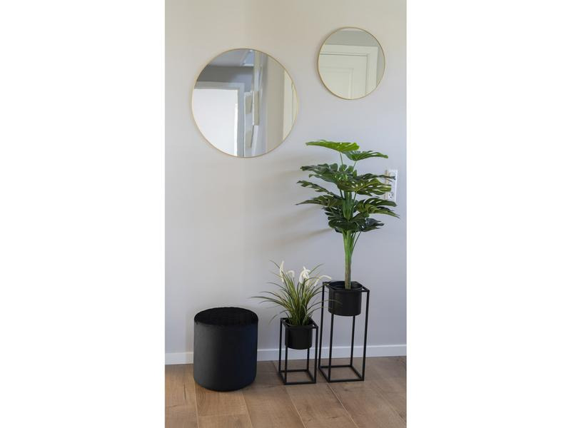 House Nordic Blumentopf Marla 2 Stück, Schwarz
