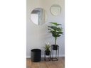 House Nordic Blumentopf Marla 2 Stück, Schwarz