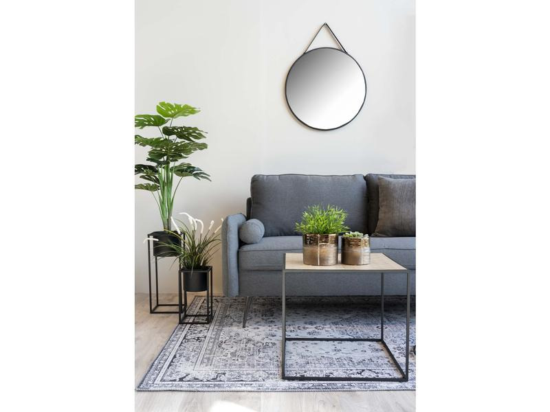 House Nordic Blumentopf Marla 2 Stück, Schwarz