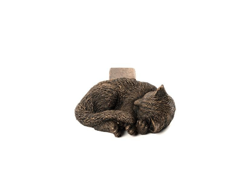Jardinopia Pflanzentopffüsse Potty Feet Schlafende Katze, 3er Set