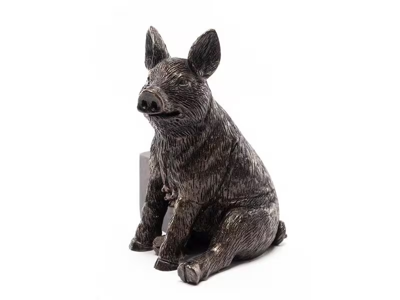 Jardinopia Pflanzentopffüsse Potty Feet Schwein, 3er Set