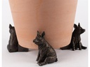 Jardinopia Pflanzentopffüsse Potty Feet Schwein, 3er Set