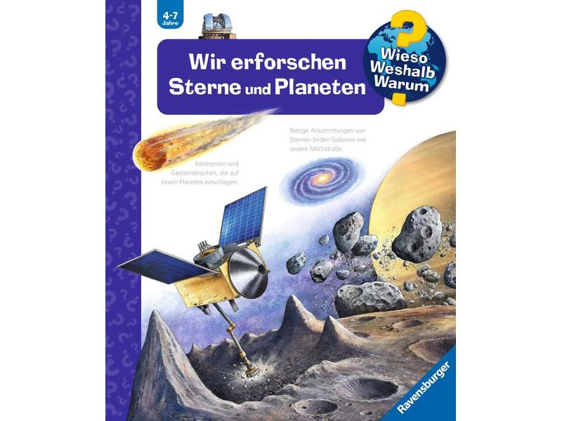 Ravensburger Kinder-Sachbuch WWW Wir erforschen Sterne und Planeten