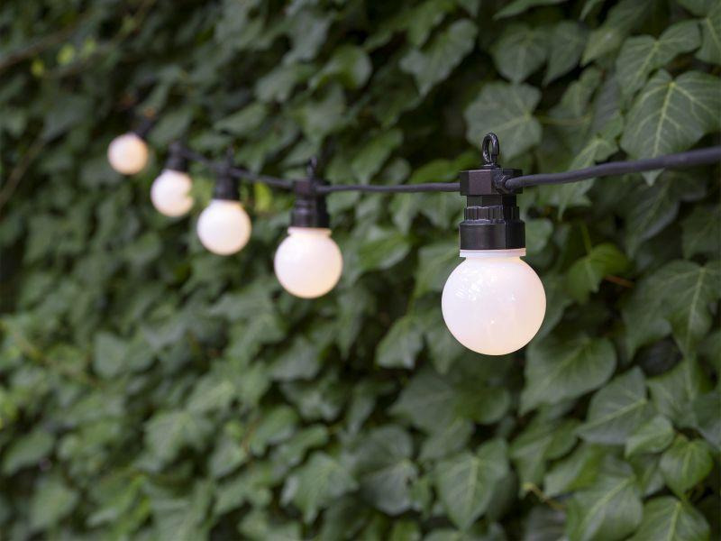 STT LED-Lichterkette Party, 10 LEDs, 3m, Weiss