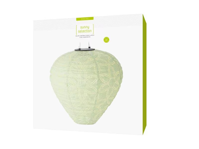 STT Lampion Solar, Drop, Ø 30 cm, Mint