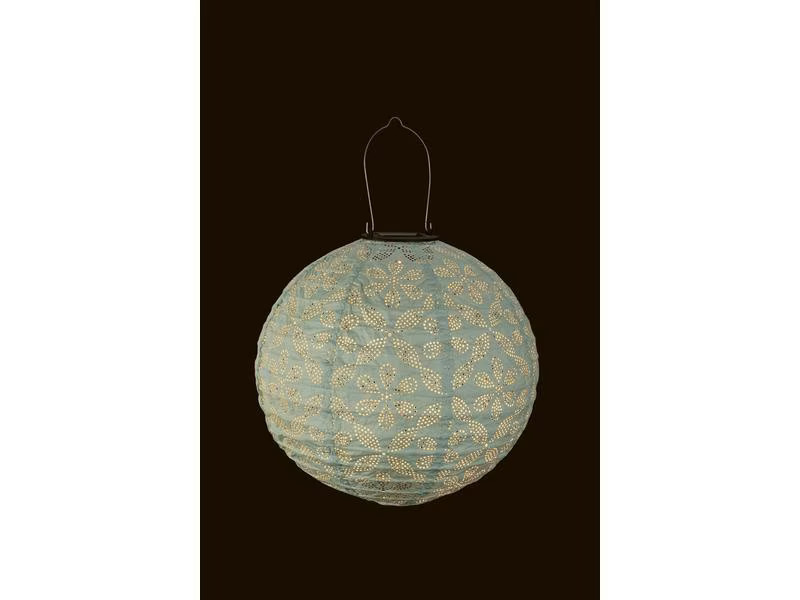 STT Lampion Solar, Rund, Ø 30 cm, Hellblau