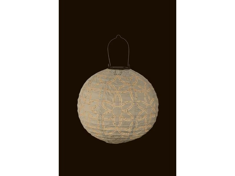 STT Lampion Solar, Rund, Ø 30 cm, Sand
