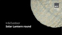 STT Lampion Solar, Rund, Ø 30 cm, Sand