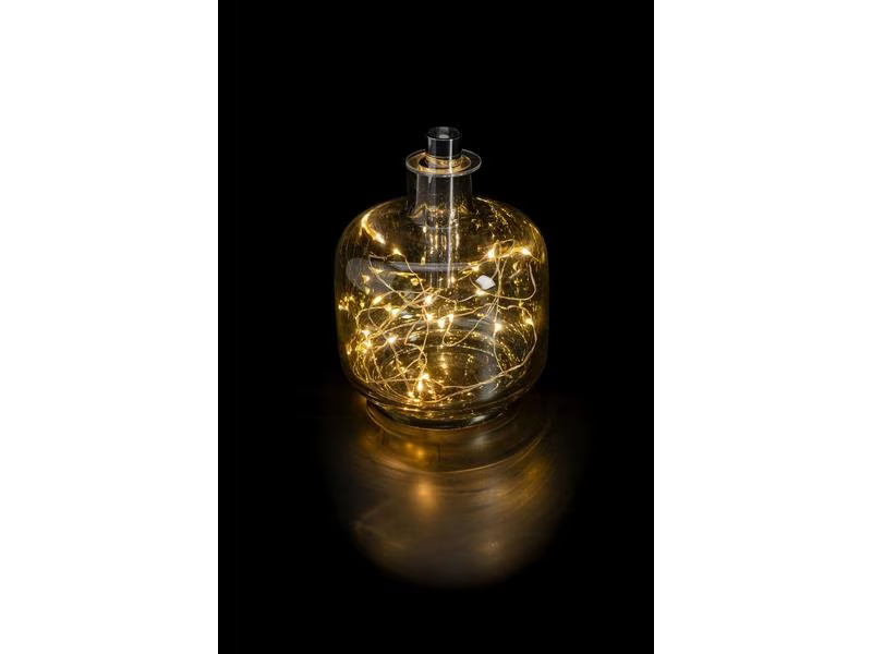 STT Lichterkette Battery Bottle Light, 20 LEDs, 2 m, Silber