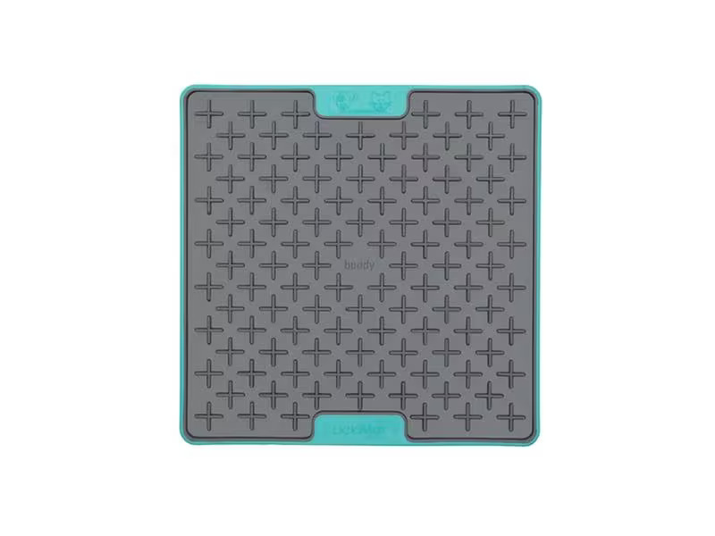 LickiMat Futtermatte Cat Buddy Tuff, 20 x 20 cm, Türkis