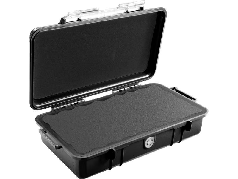 Peli Schutzkoffer Micro 1060 ohne Schaumstoffeinlage, Schwarz