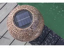 STT Laterne Solar Antic Ball Boho, ⌀ 30, Braun
