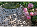 STT Laterne Ball Solar Antic 30 cm Platin