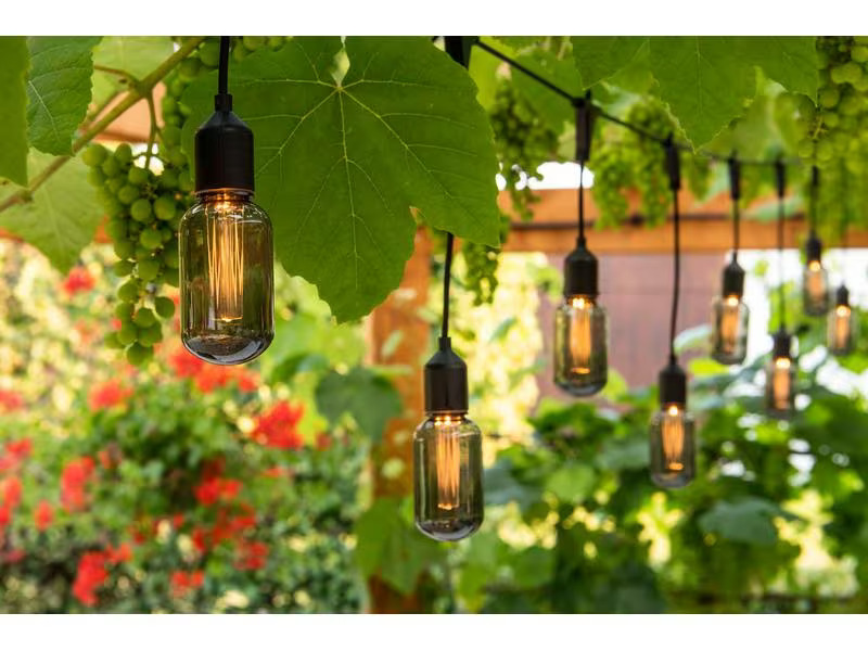 STT Lichterkette Solar Edison, Grau