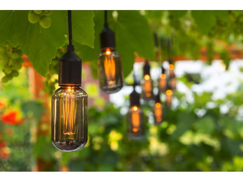 STT Lichterkette Solar Edison, Grau