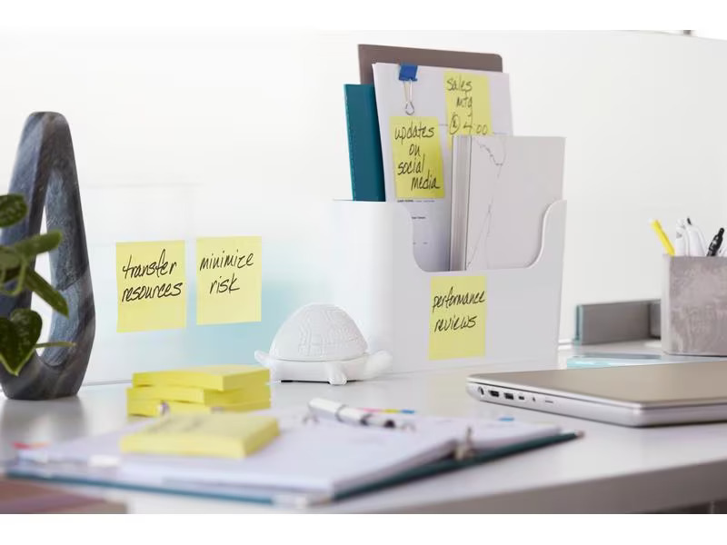 Post-it Notizzettel Super Sticky Z-Notes 76 x 127 mm, Gelb