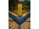 STT Windlicht Solar Antic Pillar Sofia, 78 cm, Aqua
