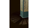STT Windlicht Solar Antic Pillar Sofia, 78 cm, Aqua