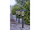 Star Trading Gartenlicht Solar Fride Schwarz, 3 Stück