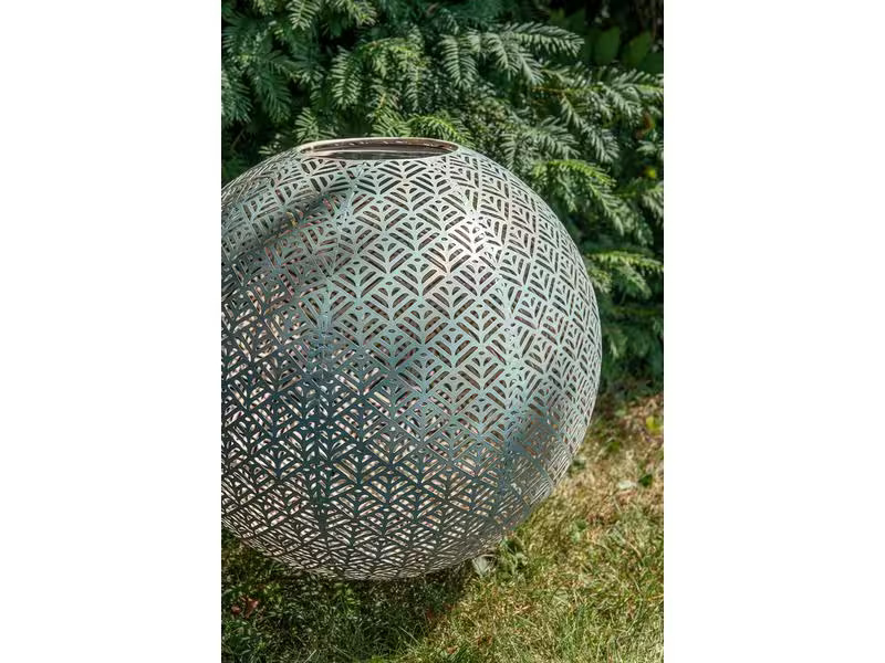 STT Windlicht Solar Antic Ball Sofia, Ø 40 cm, Aqua
