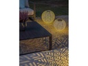 STT Windlicht Solar Antic Ball Sofia, Ø 40 cm, Aqua