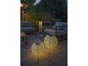 STT Windlicht Solar Antic Ball Sofia, Ø 40 cm, Aqua