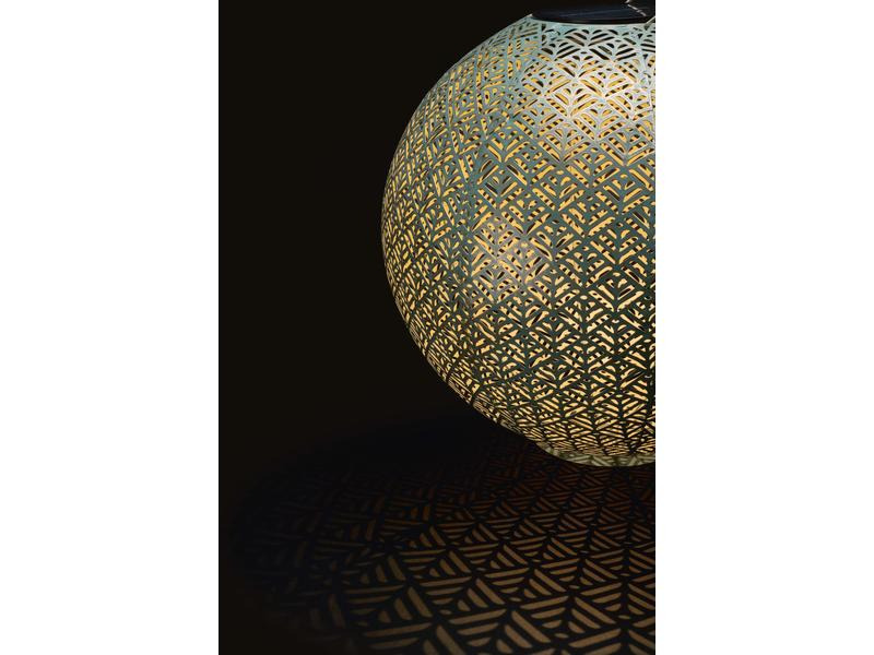 STT Windlicht Solar Antic Ball Sofia, Ø 40 cm, Aqua