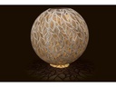 STT Windlicht Solar Antic Ball Julia, Ø 40 cm, Alt Weiss