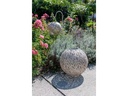 STT Windlicht Solar Antic Ball Julia, Ø 40 cm, Alt Weiss