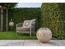 STT Windlicht Solar Antic Ball Flower 30, Beige
