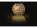 STT Windlicht Solar Antic Ball Flower 30, Beige