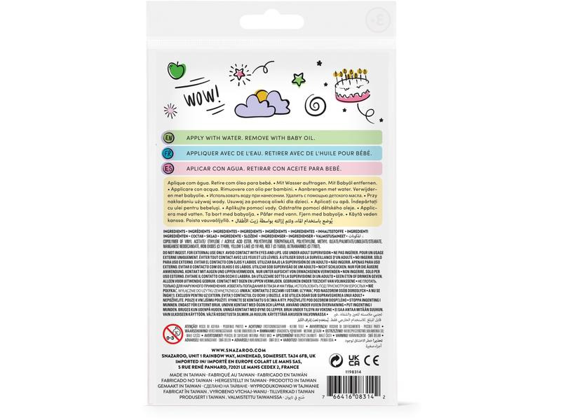 Snazaroo Zubehör Tattoos Fantasie, 20 Stück