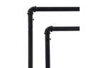 Songmics Garderobenständer Wasserrohr-Design 146 - 162 cm, Eisen