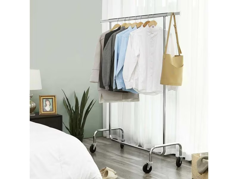 Songmics Garderobenständer 110 - 150 cm, Metall