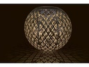 STT Windlicht Solar Antic Ball Emilia, Ø 40 cm, Marineblau
