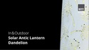 STT Windlicht Solar Antic Ball Dandelion 40, Blau