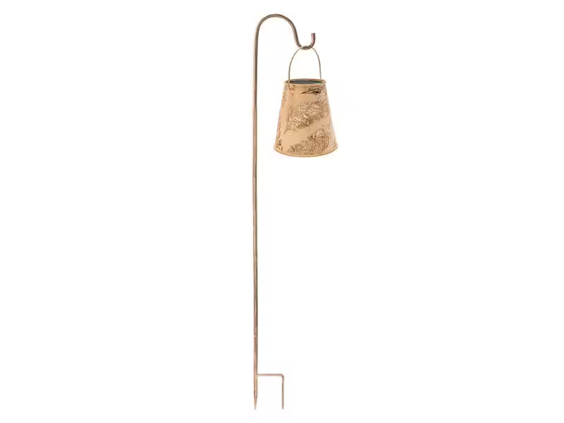 STT Laterne Solar Antic Feather, Ø 15 cm, Sand