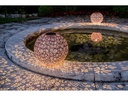 STT Windlicht Solar Antic Ball Daisy 40, Rosa