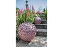 STT Windlicht Solar Antic Ball Daisy 40, Rosa