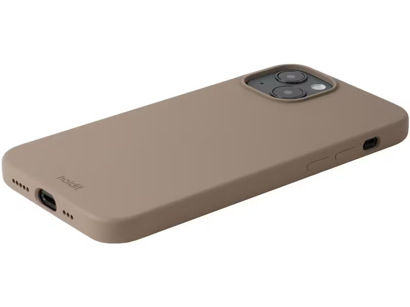 Holdit Back Cover Silicone iPhone 14 Plus Mocha Brown