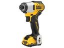 DeWalt Akku-Schlagschrauber 12 V 1/4, 2x 2 Ah Akku, Kit