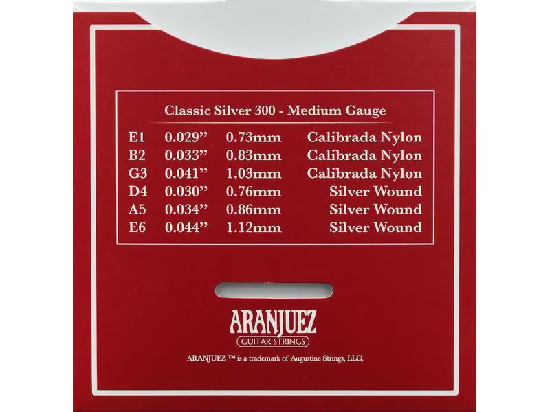 Aranjuez Gitarrensaiten Classic Silver 300 – Medium Gauge