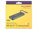 Delock Dockingstation USB3.1 Typ-C - HDMI/LAN/SD/USB-A/USB-C PD