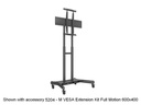 Multibrackets TV-Trolley Basic 180 Schwarz