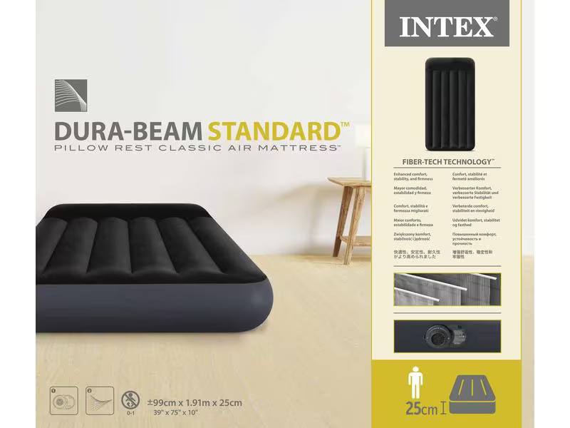 Intex Dura Beam Standard Classic Twin 99 x 191 x 25 cm