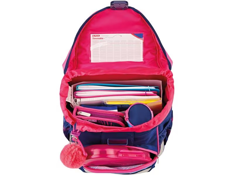 Herlitz Schulthek UltraLight Plus Tropical 4-teiliges Set