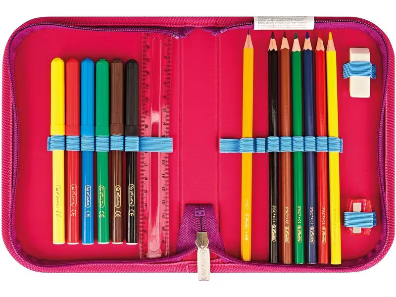 Herlitz Schulthek UltraLight Plus Tropical 4-teiliges Set